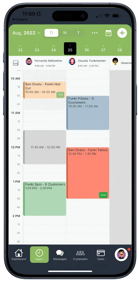 Ovatu running on iPhone