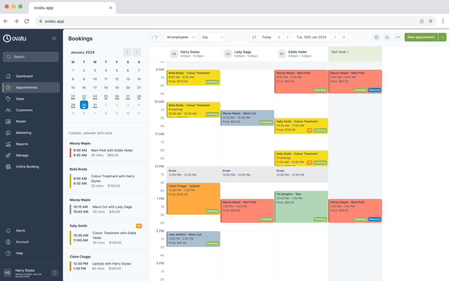Ovatu web app