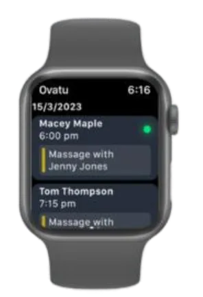 Ovatu Apple Watch app