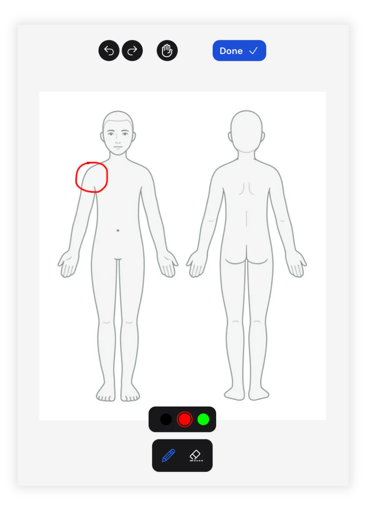 Mobile app customer form