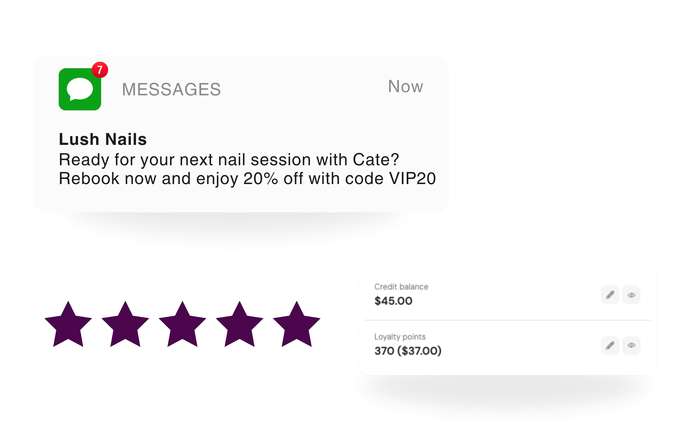 Mobile app customer form