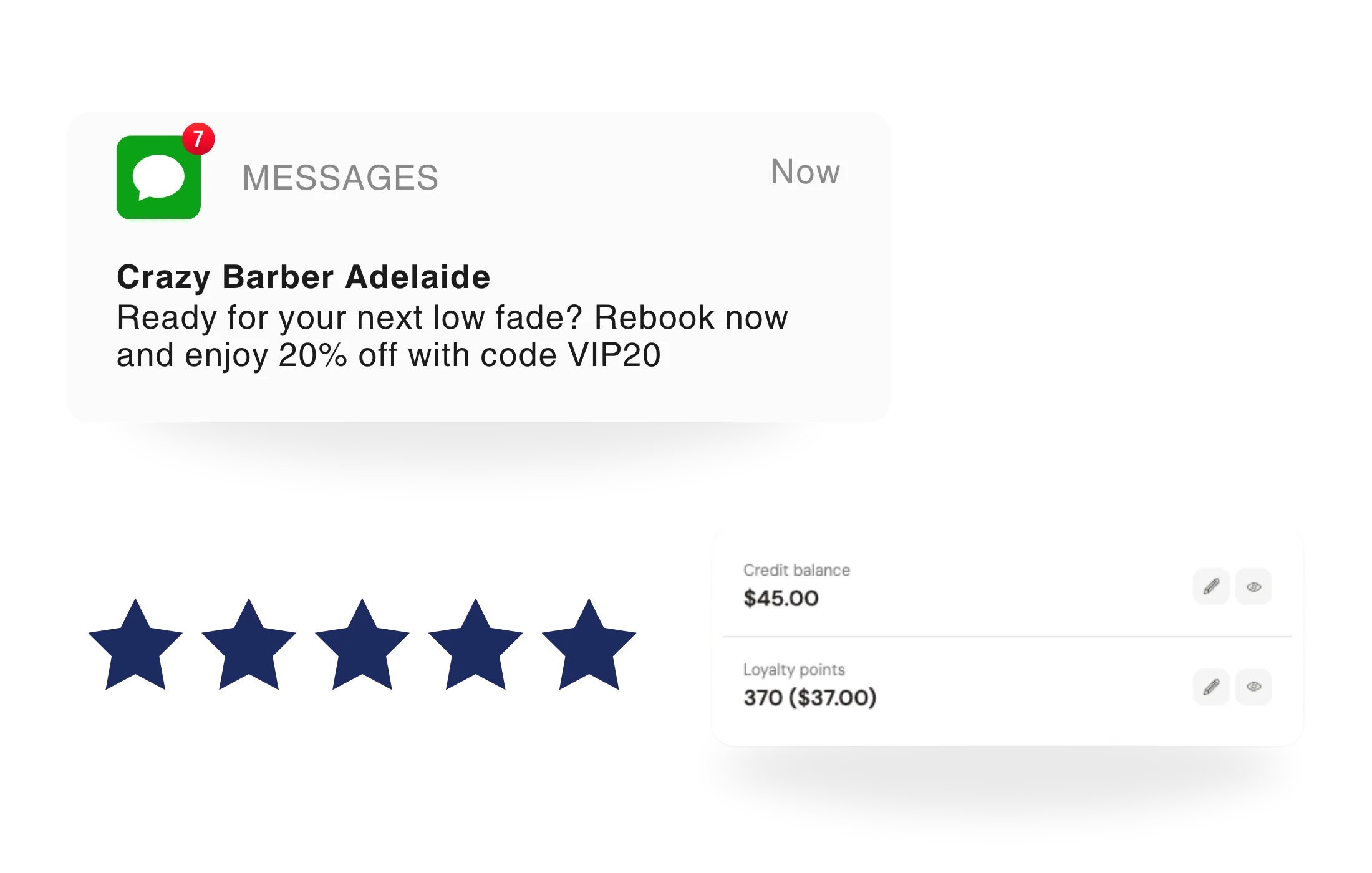 Mobile app customer form