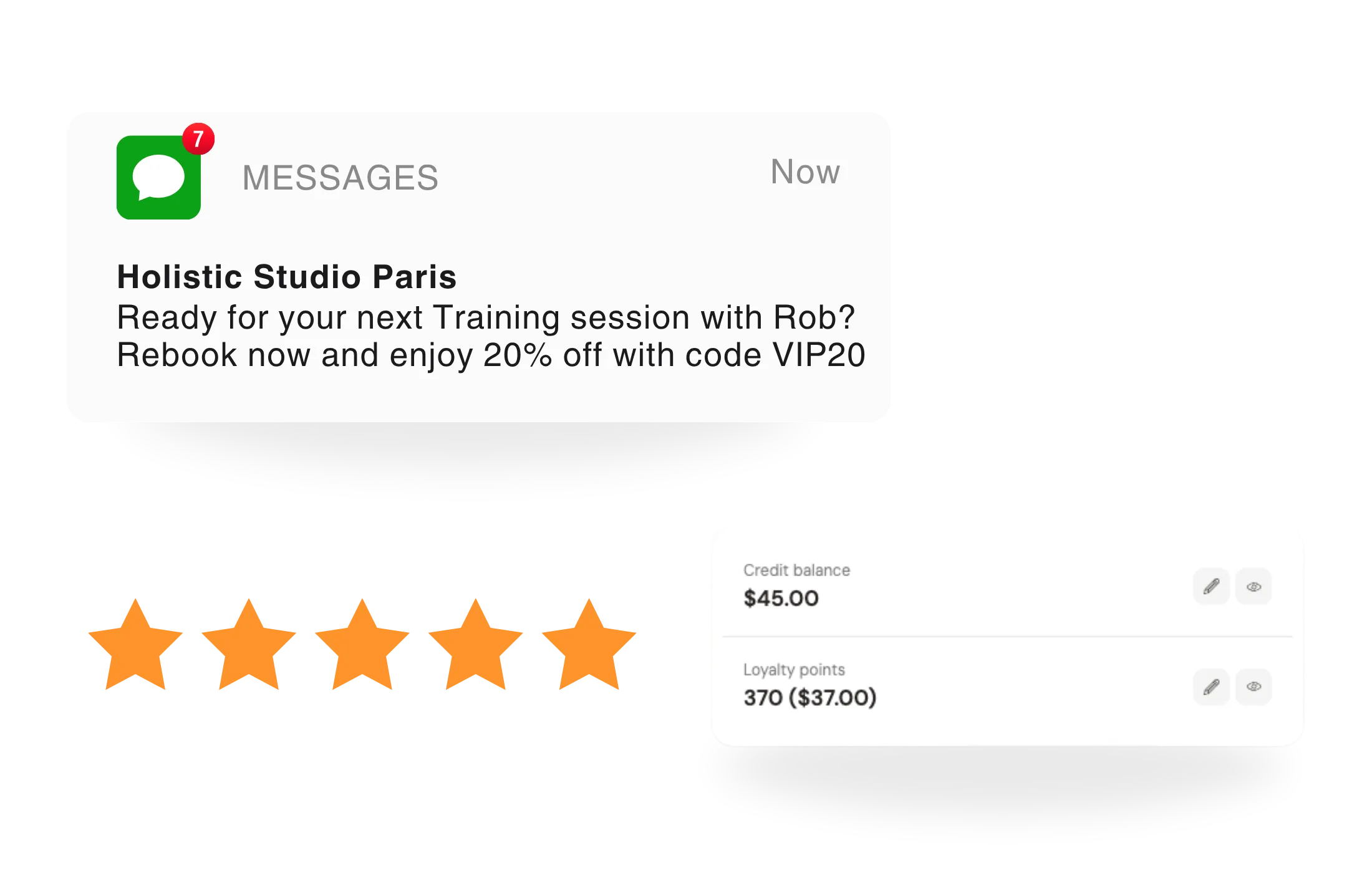 Mobile app customer form