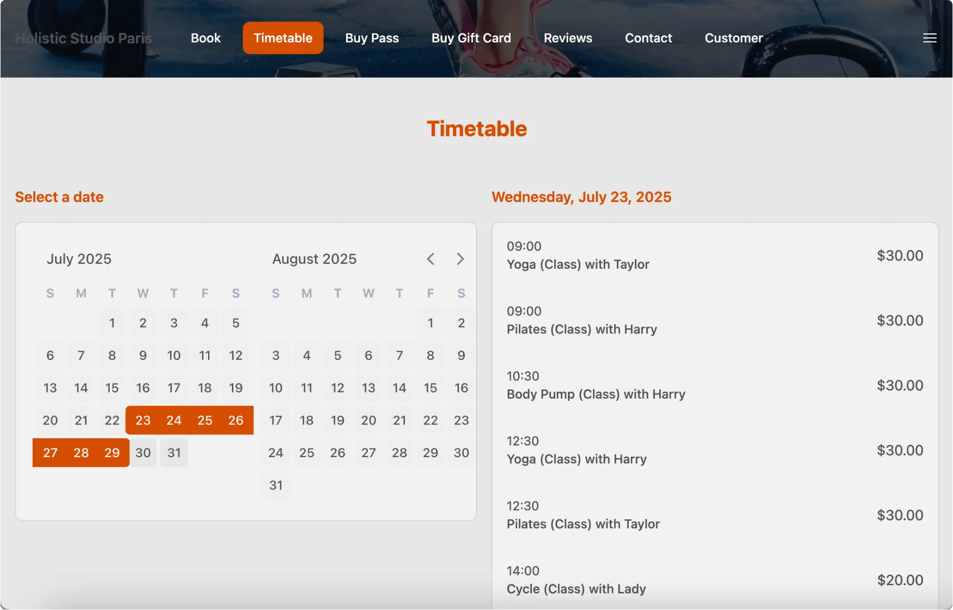 Mobile app customer form