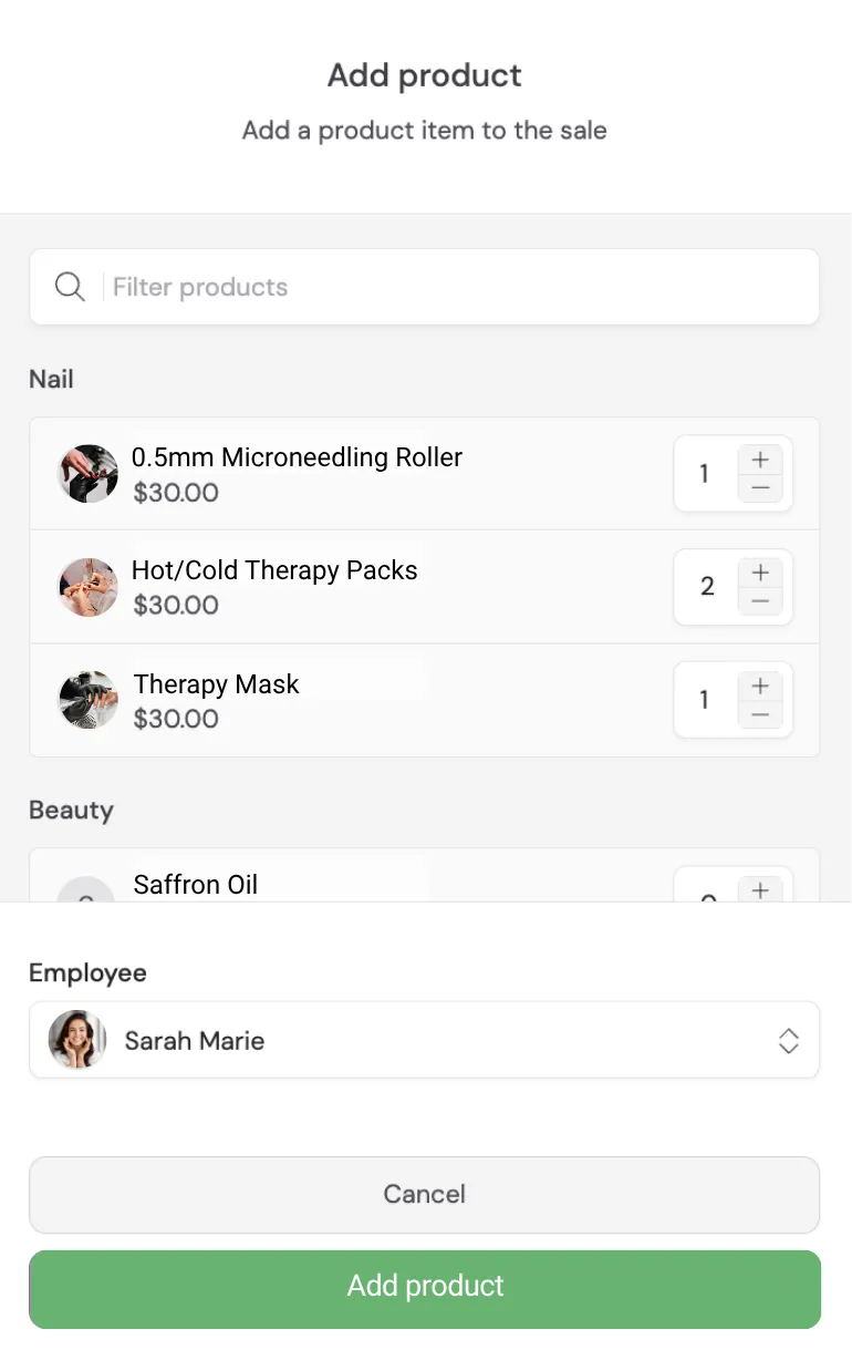 Product Sales & Stock Tracking