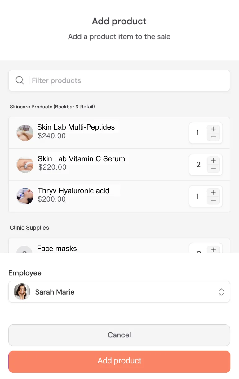 Product Sales & Stock Tracking