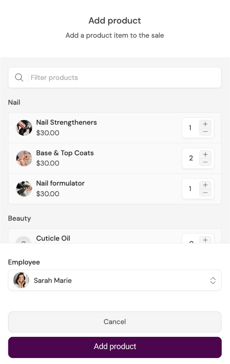 Managing inventory for a product